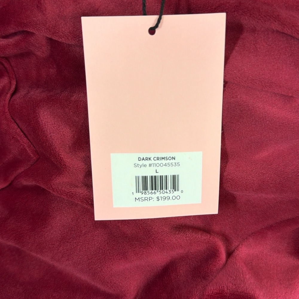 Juicy Couture Red Velour Hoodie and Sweatpants Set - Picture 4 of 4